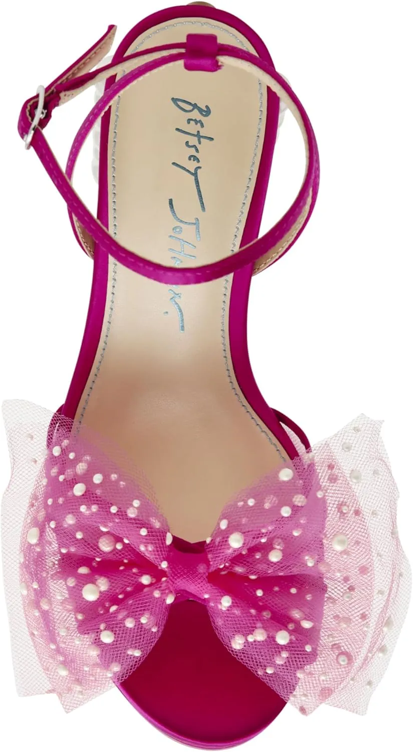 Betsey Johnson Women's Lulu Heeled Sandal
