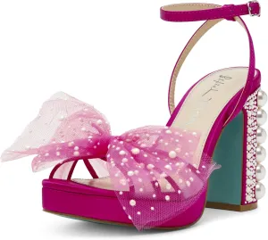 Betsey Johnson Women's Lulu Heeled Sandal