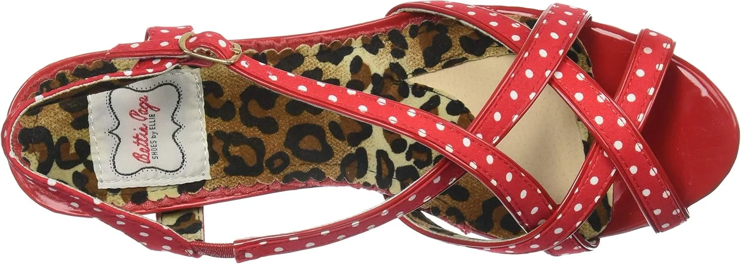 Bettie Page Women's Bp250-gracie Heeled Sandal