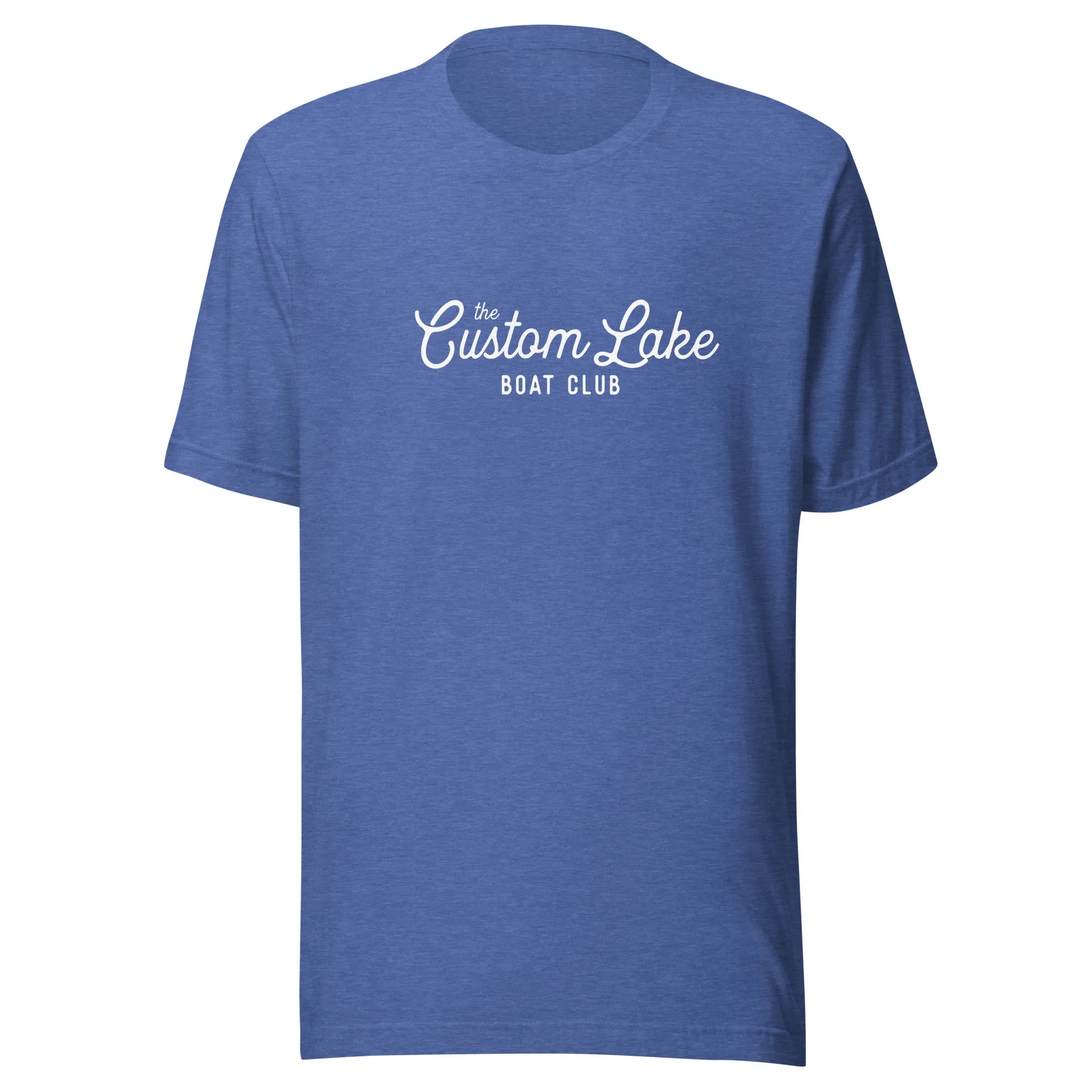 Boat Club Lake Logo Lightweight Unisex T-shirt