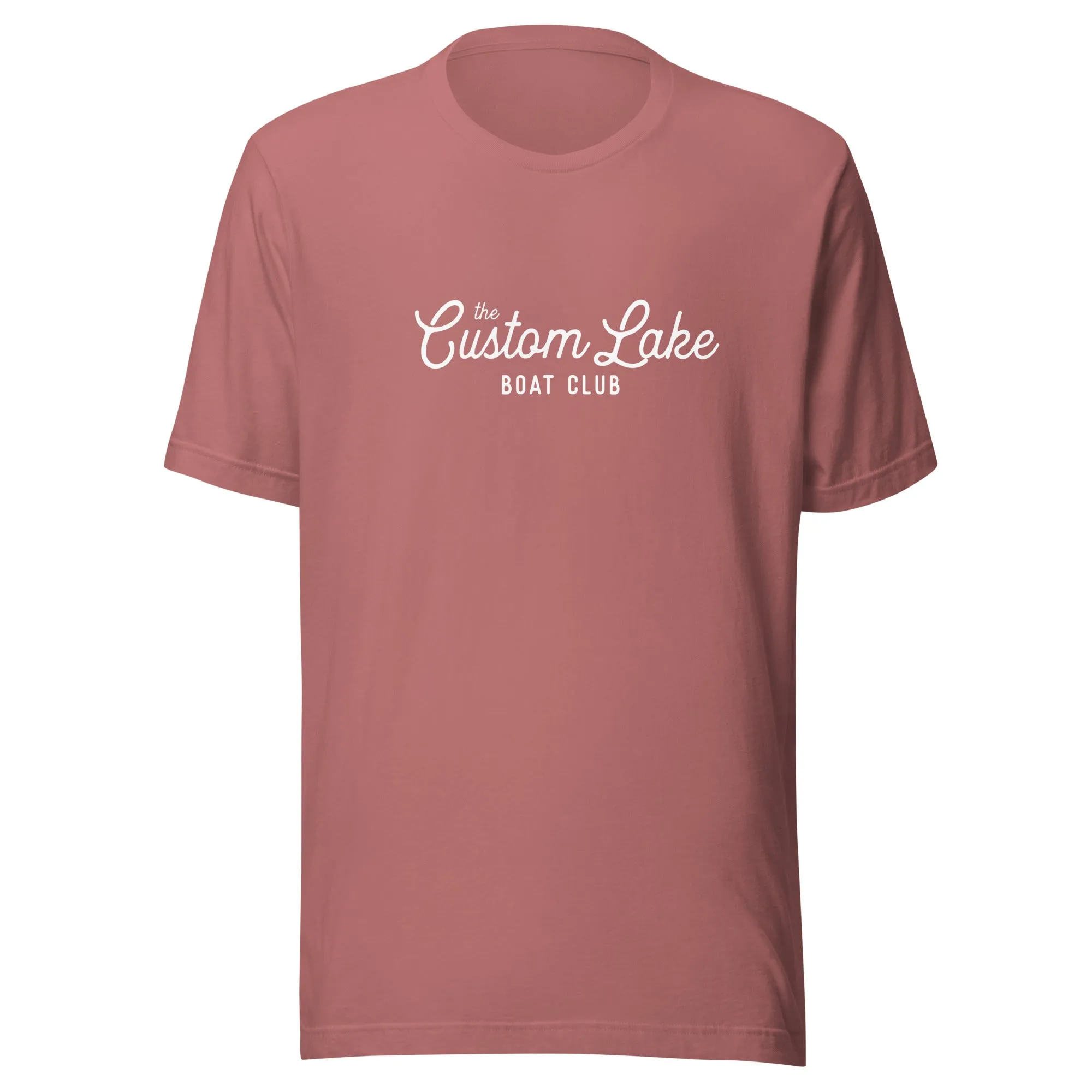 Boat Club Lake Logo Lightweight Unisex T-shirt
