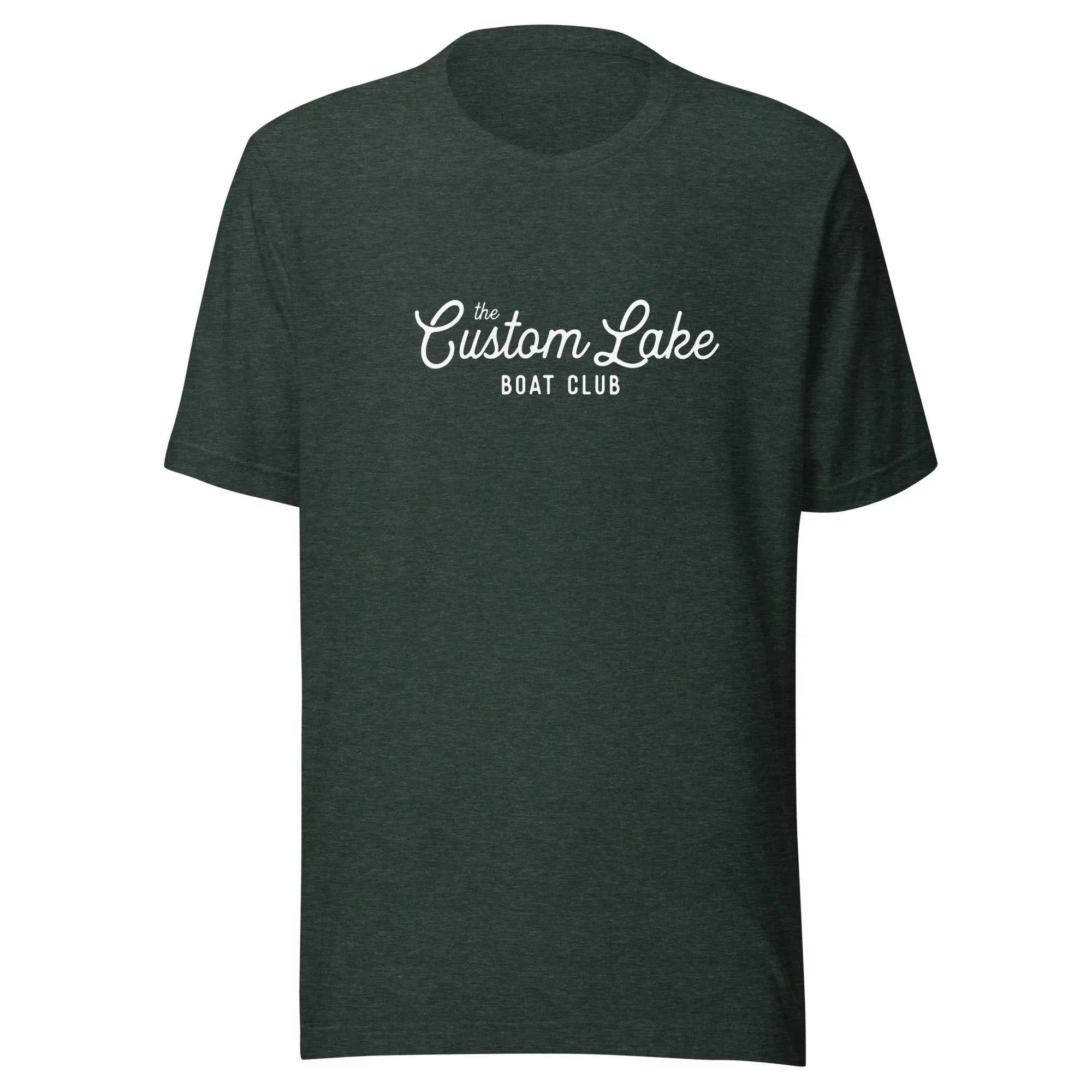 Boat Club Lake Logo Lightweight Unisex T-shirt