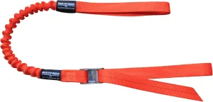 Boat Lines and Dock Ties Original Adjustable Bungee Dock Tie Docking Line Made in USA (Orange, 48 Inch)