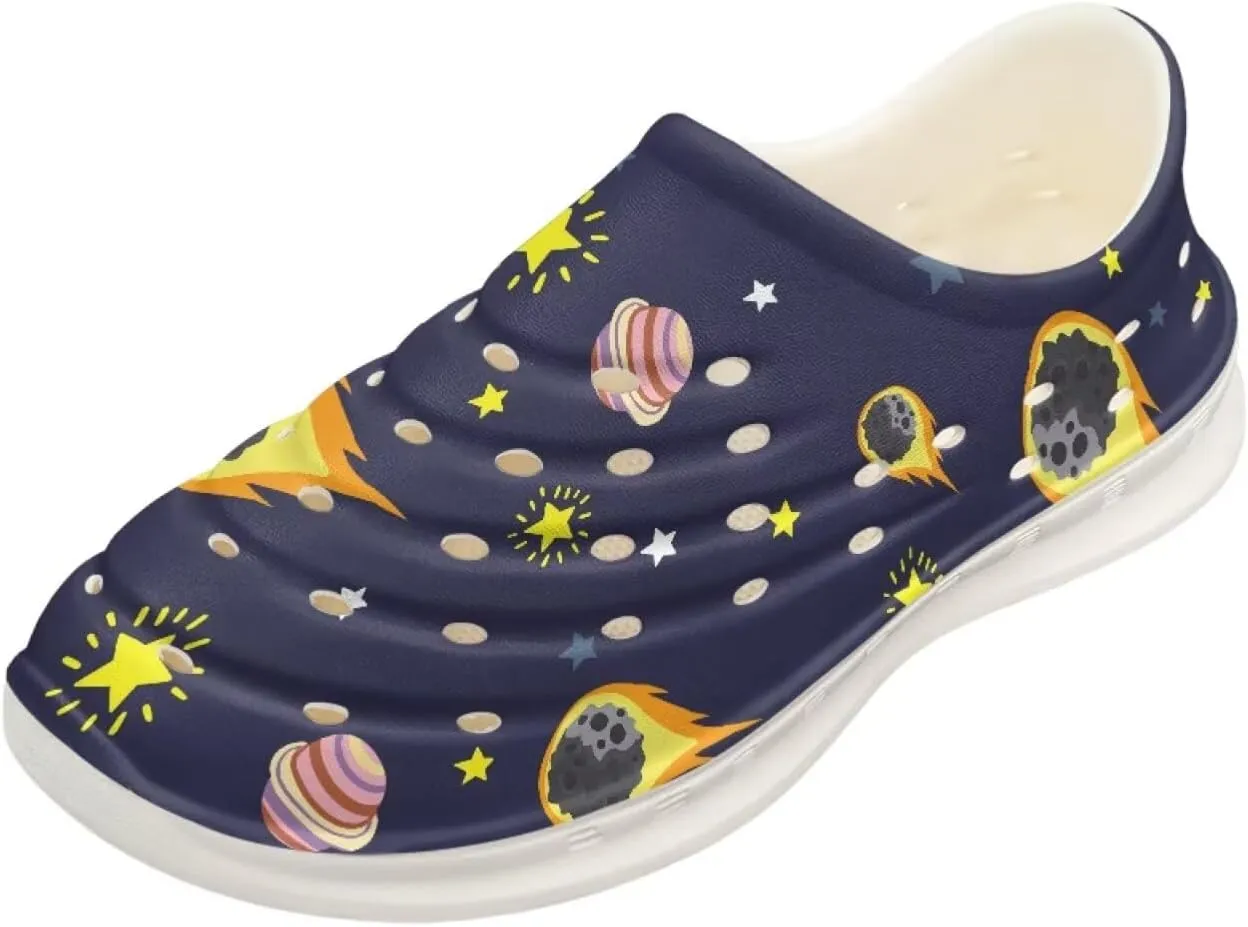 Boat Shoes, Cartoon Water Shoes for Kids, Slip On for Comfort and Style, Waterproof Garden Clogs Outdoors