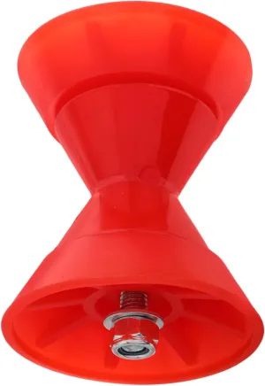 Boat Trailer Bow Roller Heavy Duty Roller Red Versatile Replacement Parts for Boat Trailers Support Enhanced Functionality for Docking and Transport