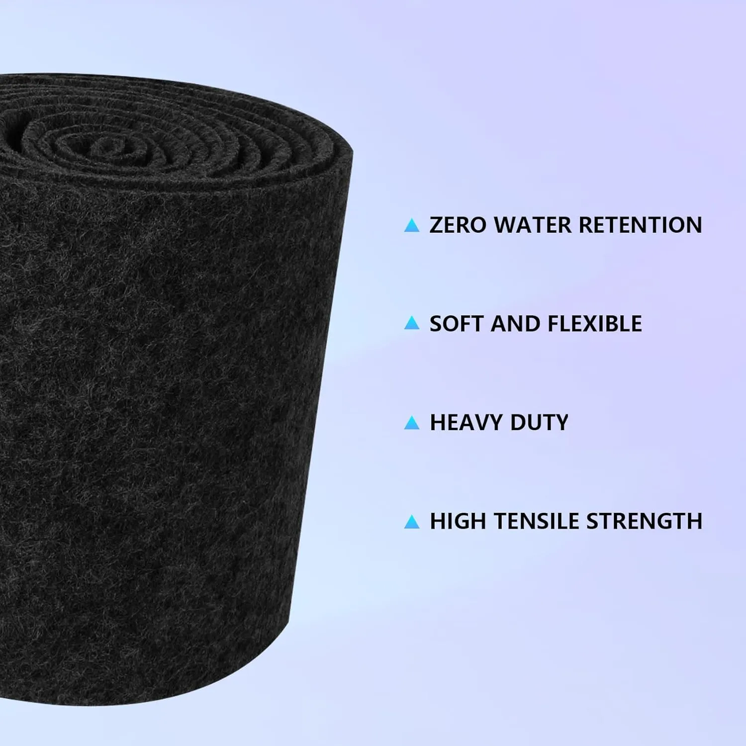 Boat Trailer Bunk Carpet, 13ft X 12in Bunk Carpet for Boat Trailers, 8mm Thickness Trailer Bunk Carpets for Boat Trailers or Jet Ski Ramps - Black
