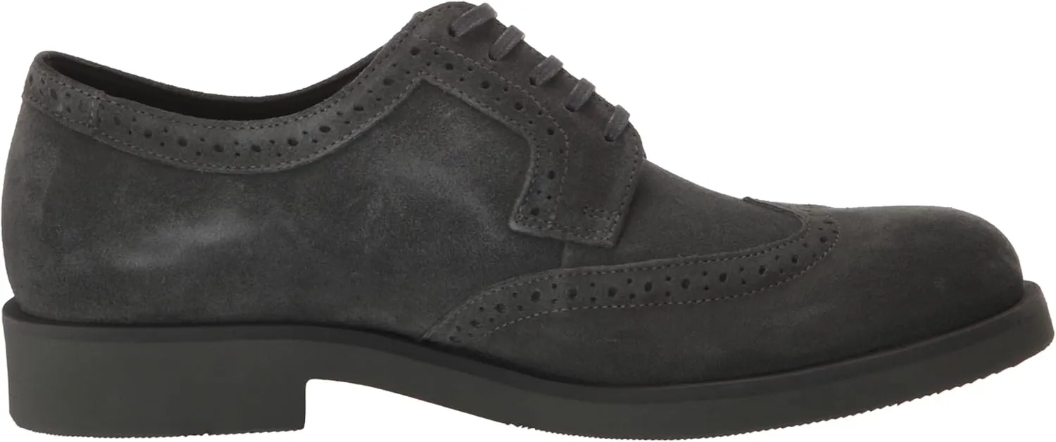 BOSS Men's Baird Suede Leather Derby Shoe Oxford