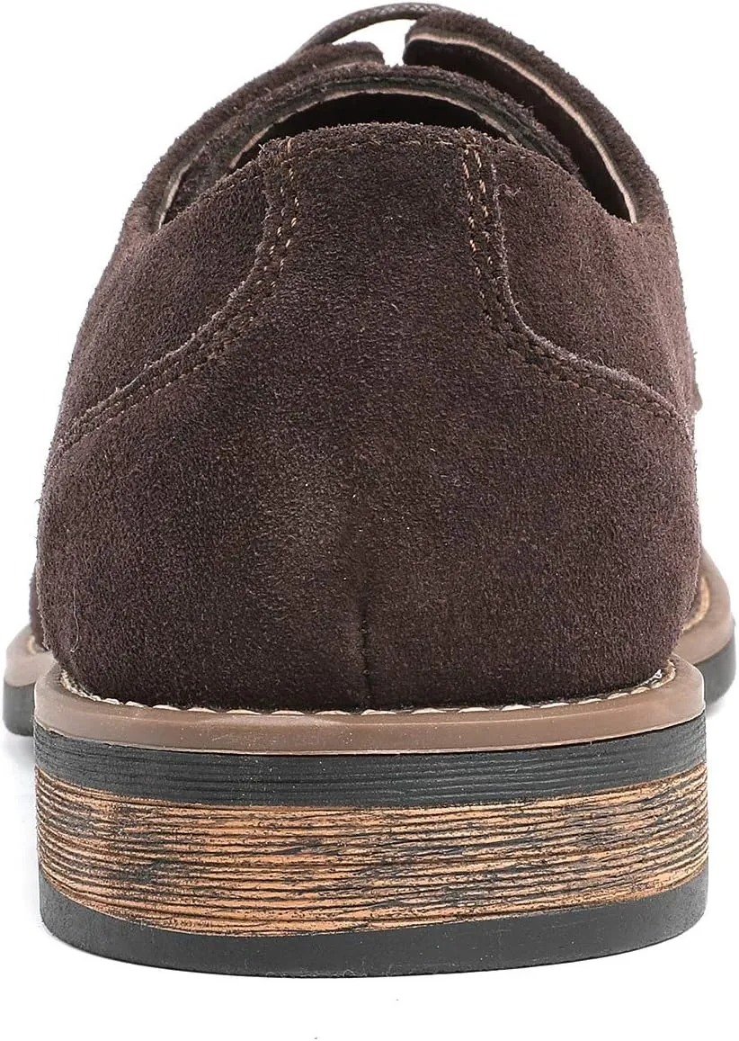 Bruno Marc Men's Urban Suede Leather Lace Up Oxfords Shoes