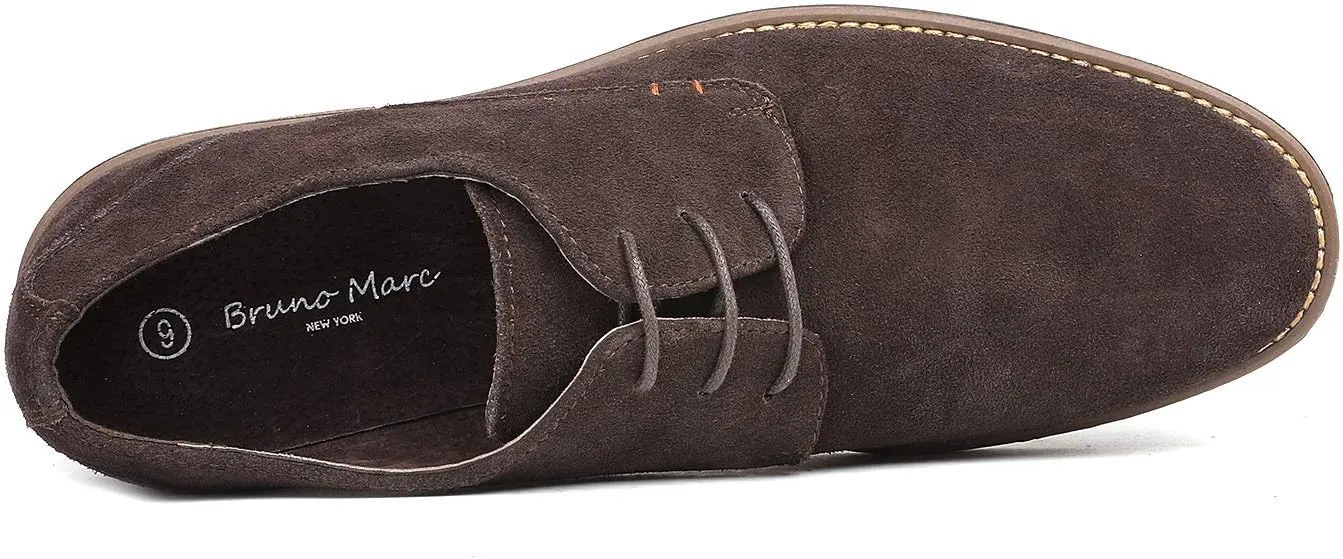 Bruno Marc Men's Urban Suede Leather Lace Up Oxfords Shoes