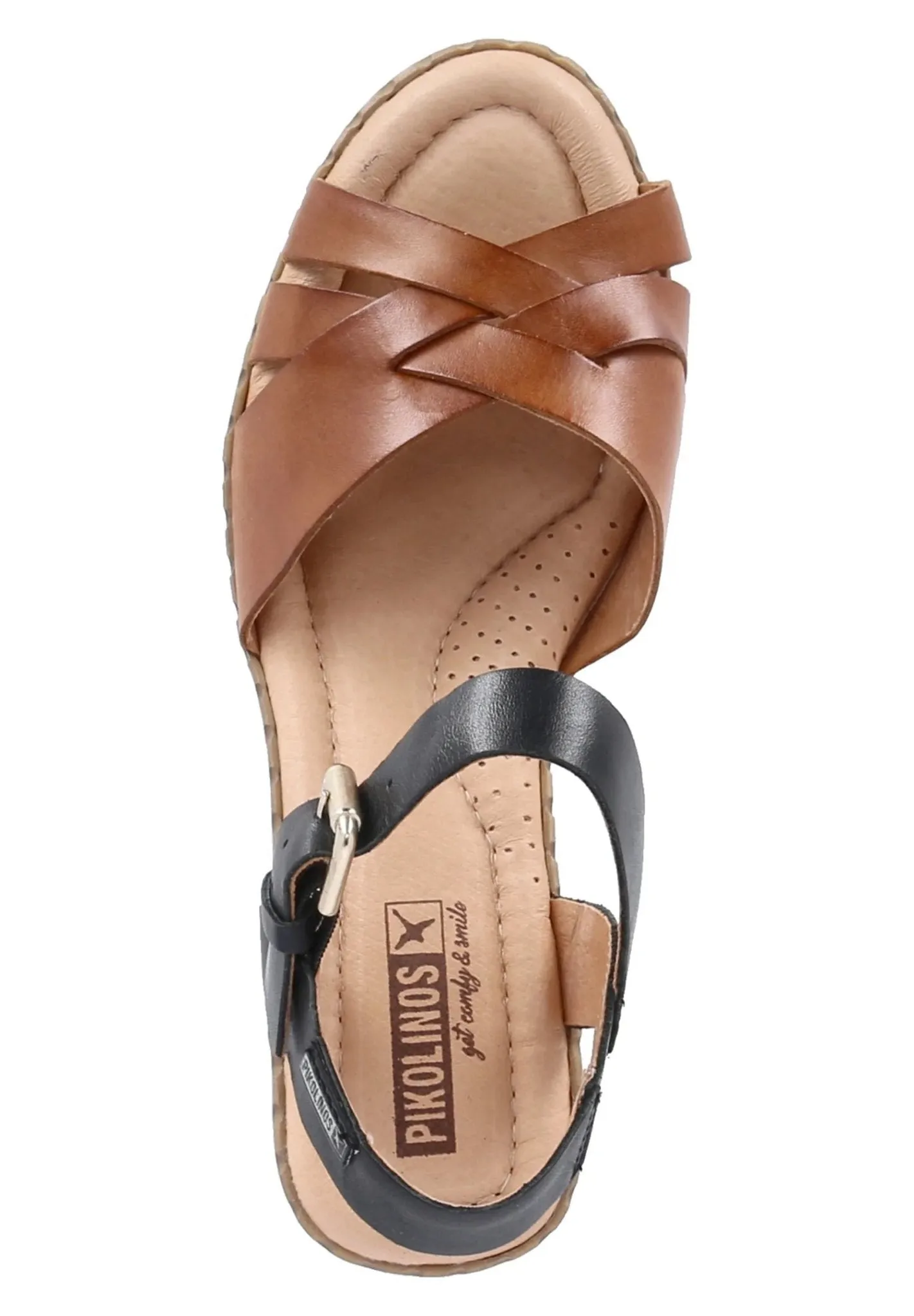 'Canarias' women's sandal - brown mix