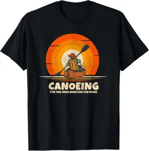 Canoeing Born for the River Funny Canoe T-Shirt