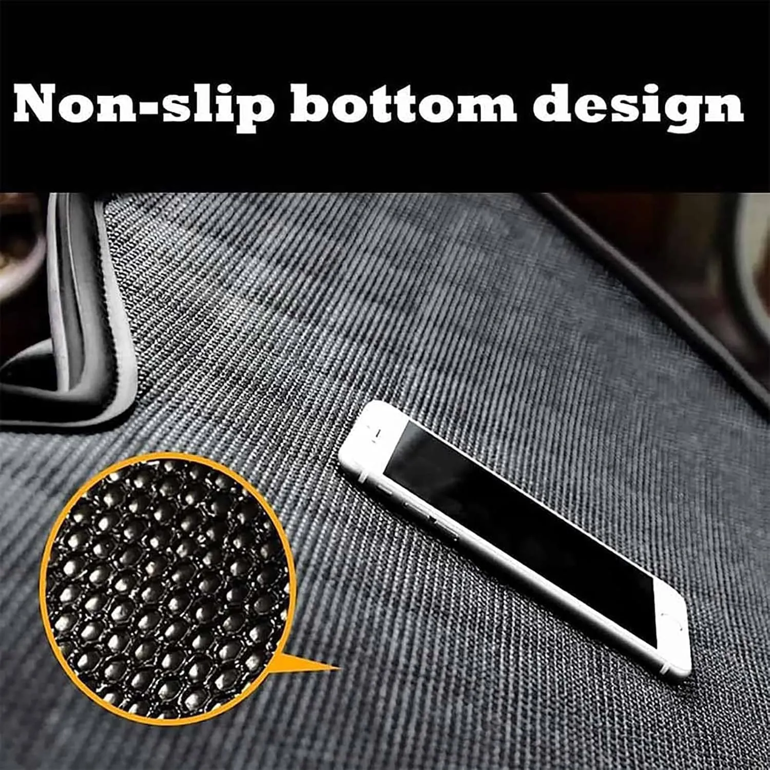 Car Cargo Liners for Mitsubishi Outlander PHEV 2016-2019, PU Leather Rear Trunk Mats Boot Mats Liner Pad Cargo Tray Liners Carpets Waterproof Anti-Slip All Weather Protector Interior Accessories