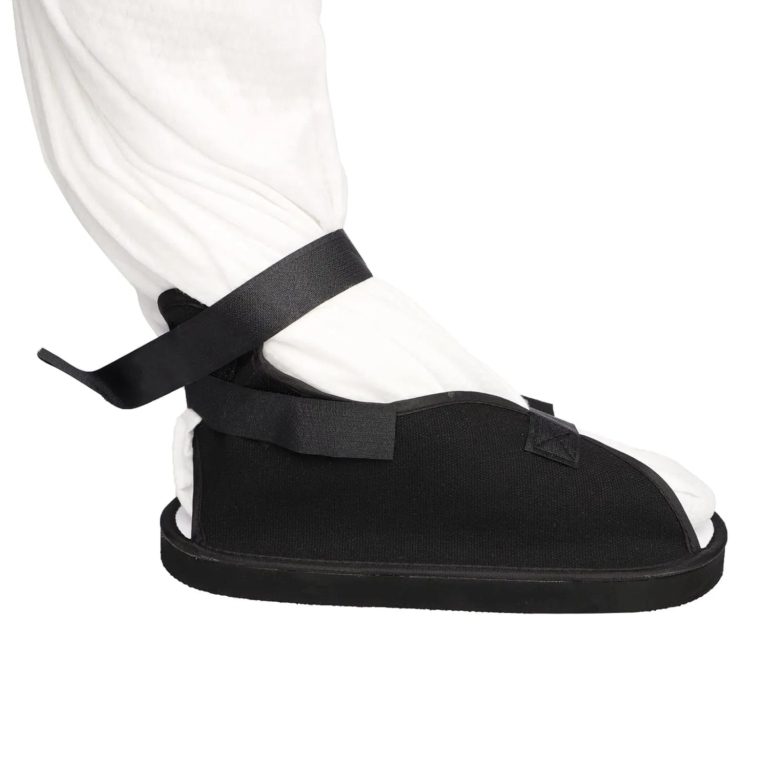 Cast Boot Rocker Open Toe Cast Boot Shoes Post Op Shoe Medical Walking Boot Adjustable Strap Orthopedic Recovery Cast Shoe for Post Surgery, Fractured Foot, Injured Toes Sprains Left Right Foot