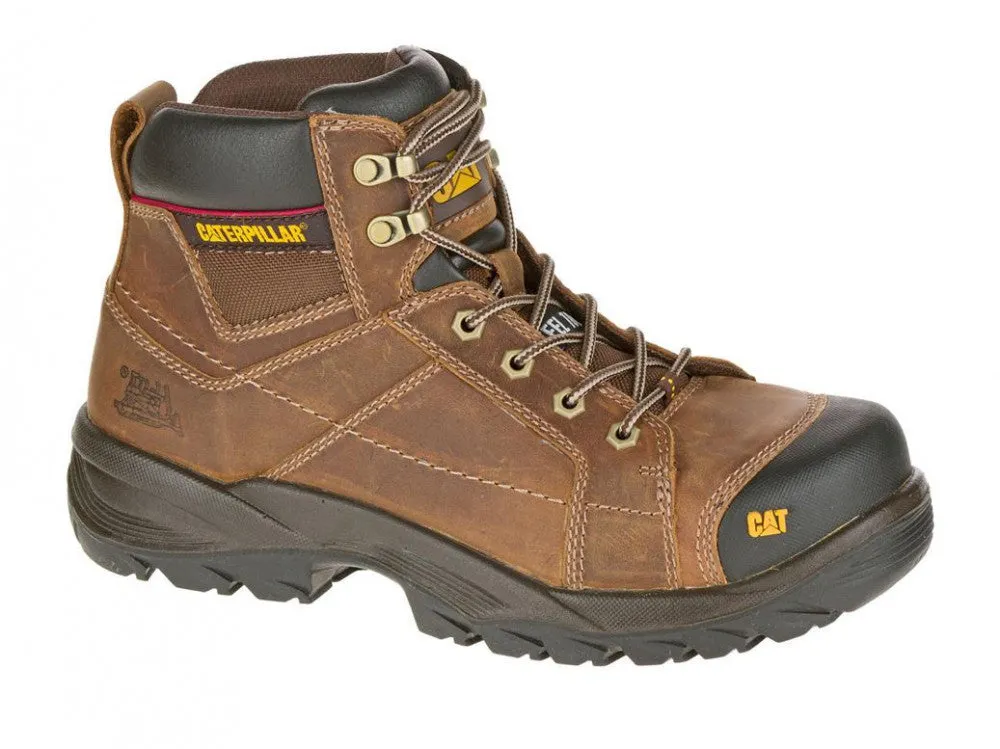 CATERPILLAR CROSSRAIL BROWN SAFETY BOOT