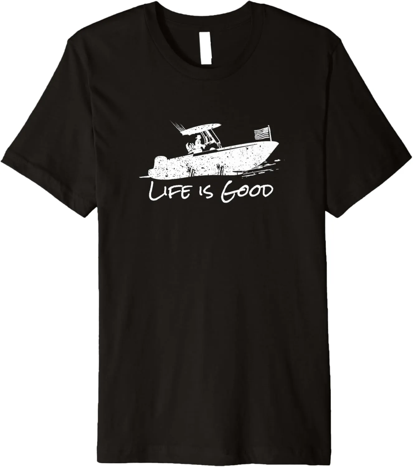 Center Console, Boating, Fishing Boat, Pontoon, TriToon Premium T-Shirt