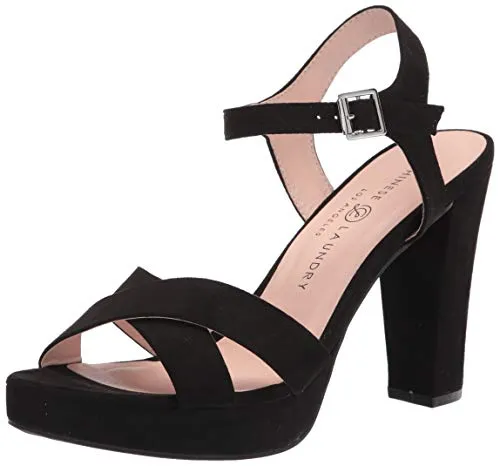 Chinese Laundry Women's Always Heeled Sandal, Black, 8