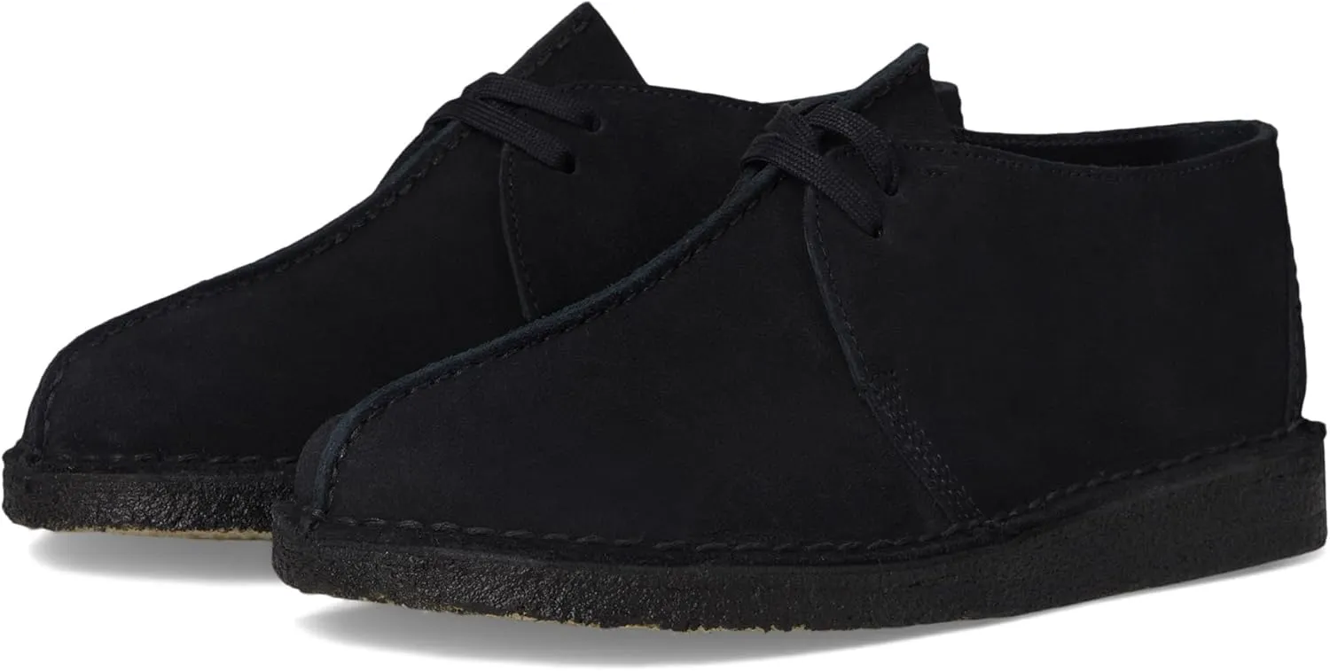 Clarks Men's Desert Trek Oxford, Black Suede, 13