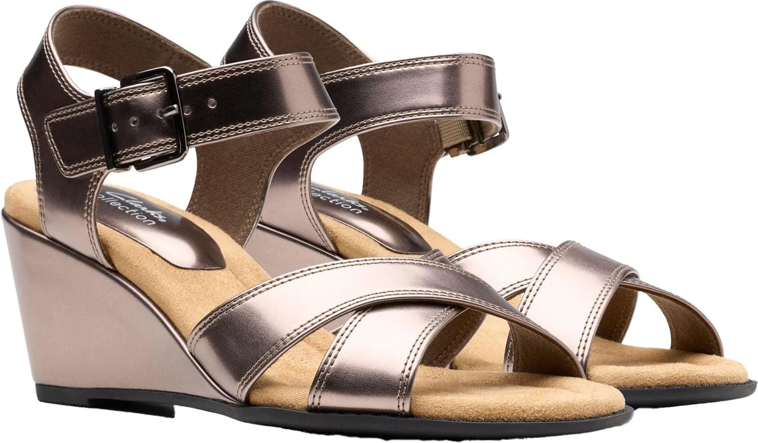 Clarks Women's Emmalae Iris Heeled Sandal