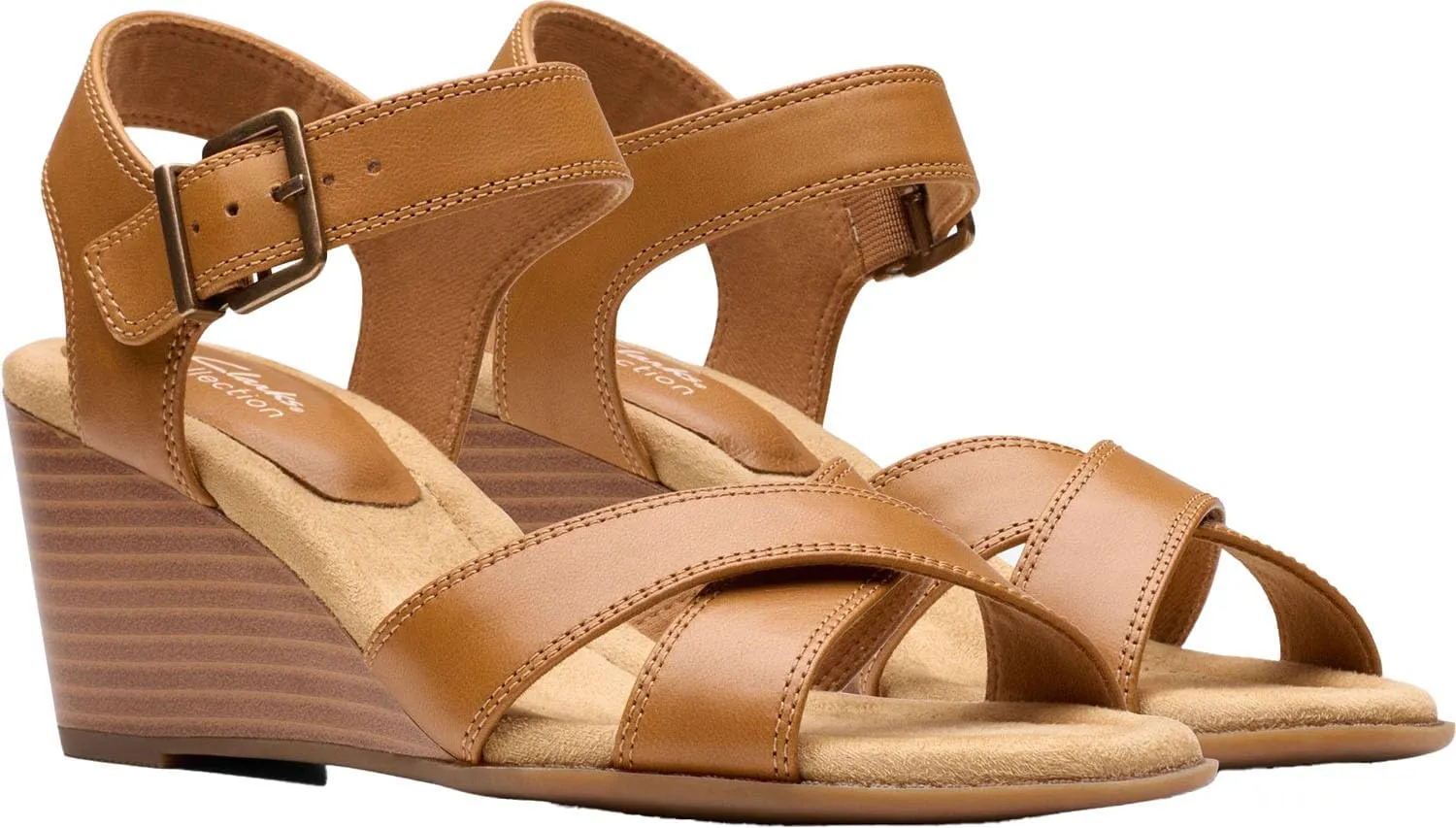 Clarks Women's Emmalae Iris Heeled Sandal