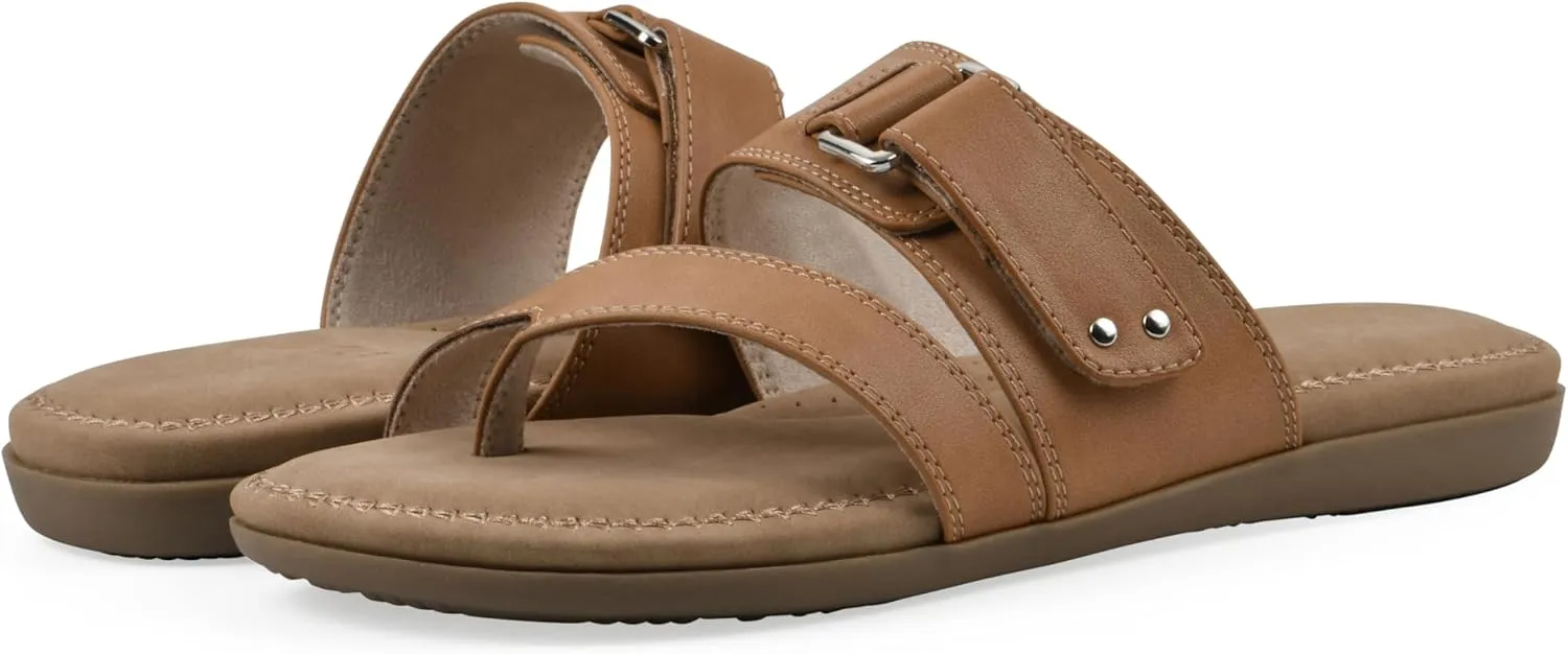 CLIFFS BY WHITE MOUNTAIN Women's Fancify Flat Sandal