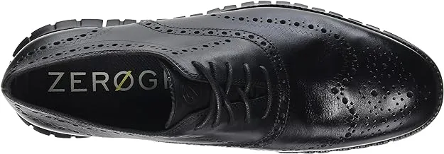Closed Discounted delivery Oxford Holes/Black Zerogrand Sneaker Trustworthy service Black Lace-Up Wing Haan Cole Leather
