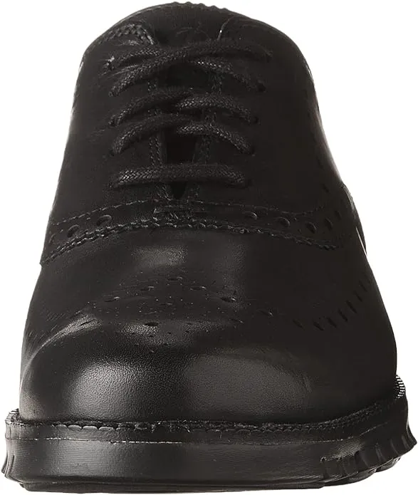 Closed Discounted delivery Oxford Holes/Black Zerogrand Sneaker Trustworthy service Black Lace-Up Wing Haan Cole Leather