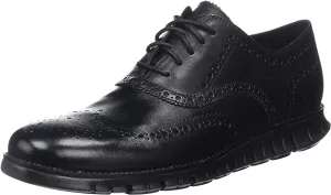 Closed Discounted delivery Oxford Holes/Black Zerogrand Sneaker Trustworthy service Black Lace-Up Wing Haan Cole Leather