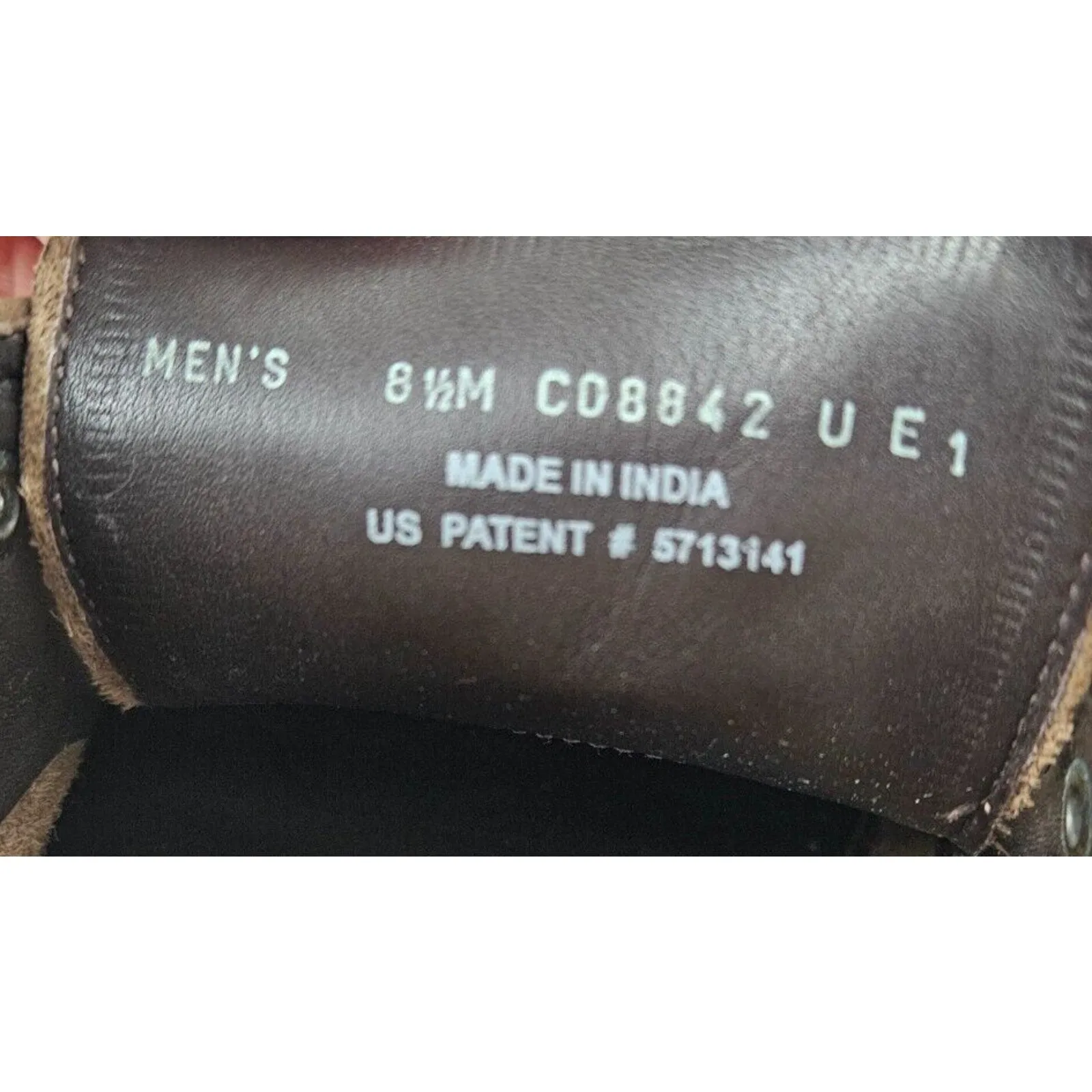 COLE HAAN Air Colton Casual Oxford Suede Leather Shoes Men's 8.5 Brown C08842