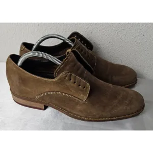 COLE HAAN Air Colton Casual Oxford Suede Leather Shoes Men's 8.5 Brown C08842