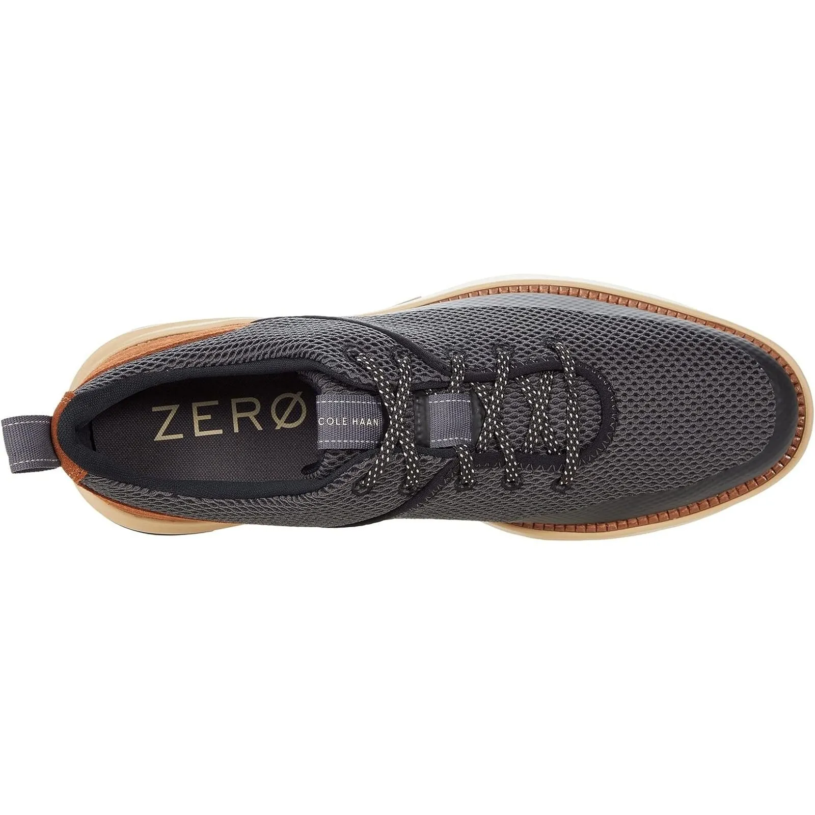 Cole Haan Mens Grand Atlantic Sneaker Black/Magenet/British Tan Mesh C34651