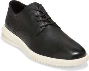 Cole Haan Men's Grand  Plain Toe Oxford, Black Leather/Ivory, 13 Wide