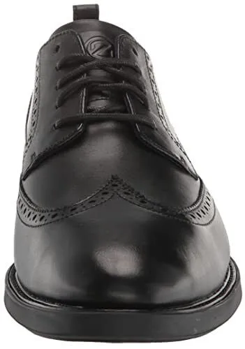 Cole Haan Men's GrandEvOlution Shortwing Oxford Black Black Leather C26306