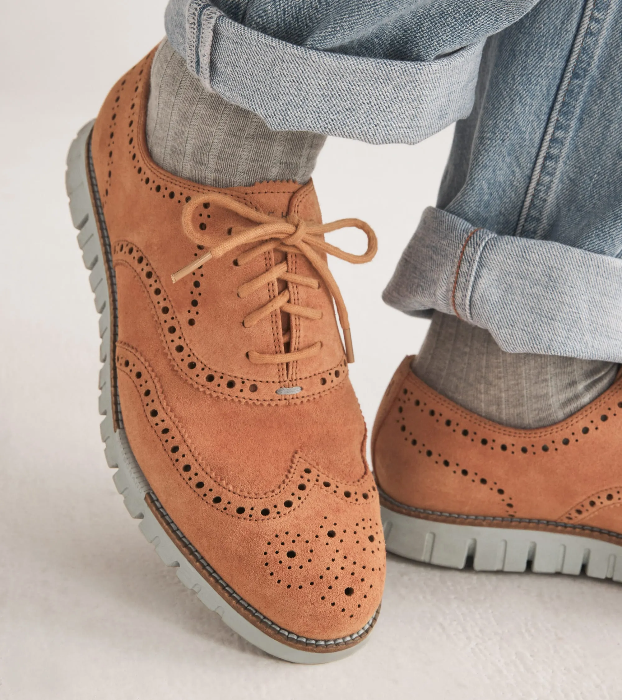 Cole Haan Men's ZERØGRAND Remastered Unlined Wingtip Oxfords