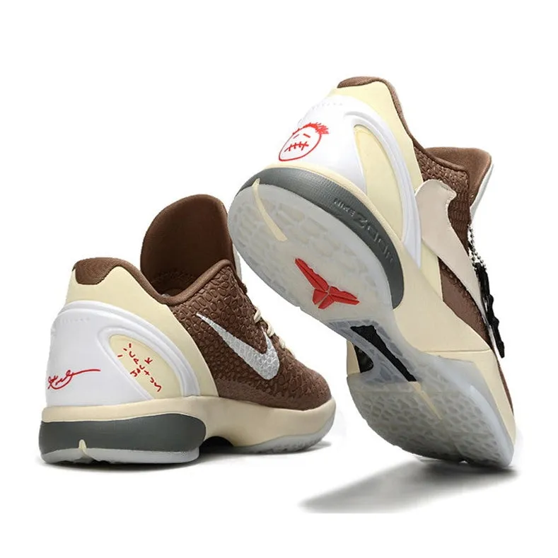 Compliance-certified NIKE REVERSE TRAVIS KOBE Low-priced x SCOTT PROTRO 6 MOCHA