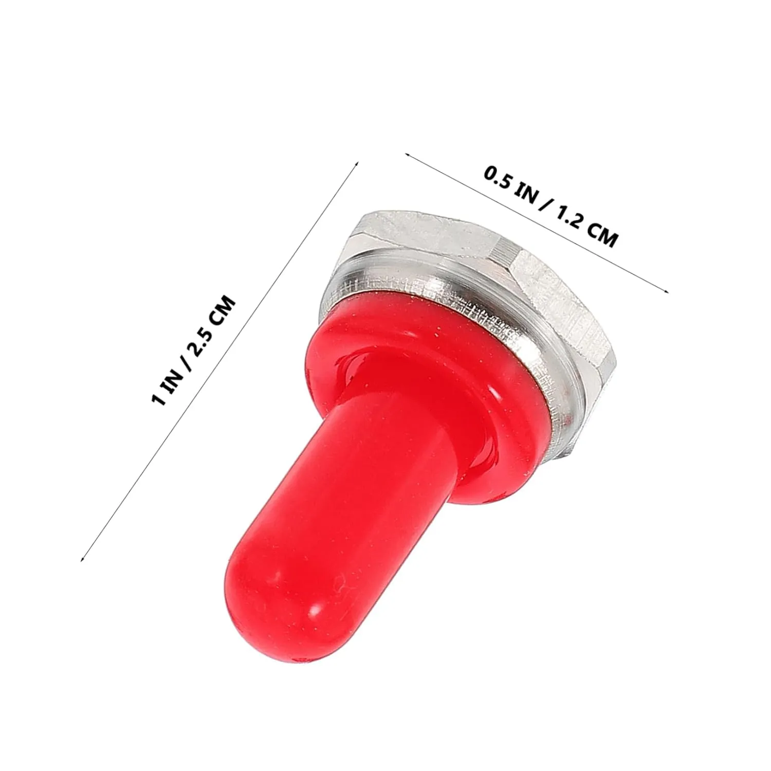DECHOUS 4 Pack Silicone Toggle Switch Cover Cap Waterproof Protection Cap for Mini/Micro Position Switches Easy Install for Dashboard Electronics