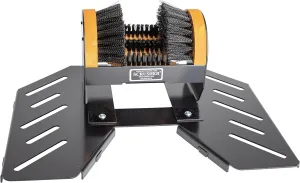 Deluxe Boot & Shoe Cleaner with Steel Base, Weather Resistant Heavy-Duty Outdoor Boot Scrubber, Made in The USA