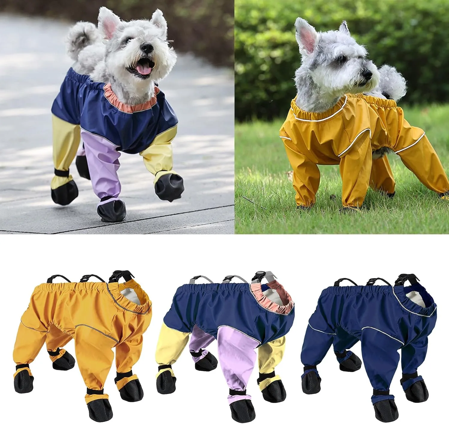 Dog Boot Leggings - Nonslip Dog Shoes & Paw Protector Rain Booties for Walking, Running, Hiking