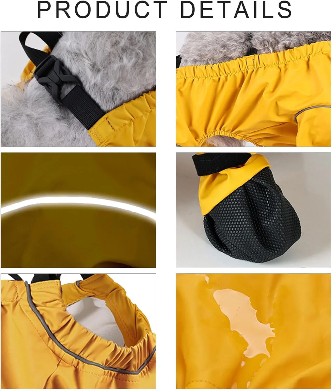 Dog Boot Leggings - Nonslip Dog Shoes & Paw Protector Rain Booties for Walking, Running, Hiking