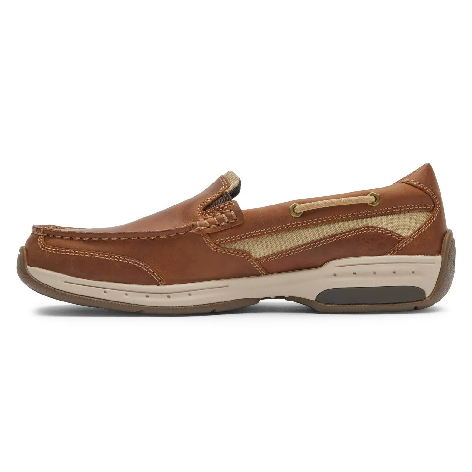 Dunham Men's Captain Venetian Boat Shoe Tan