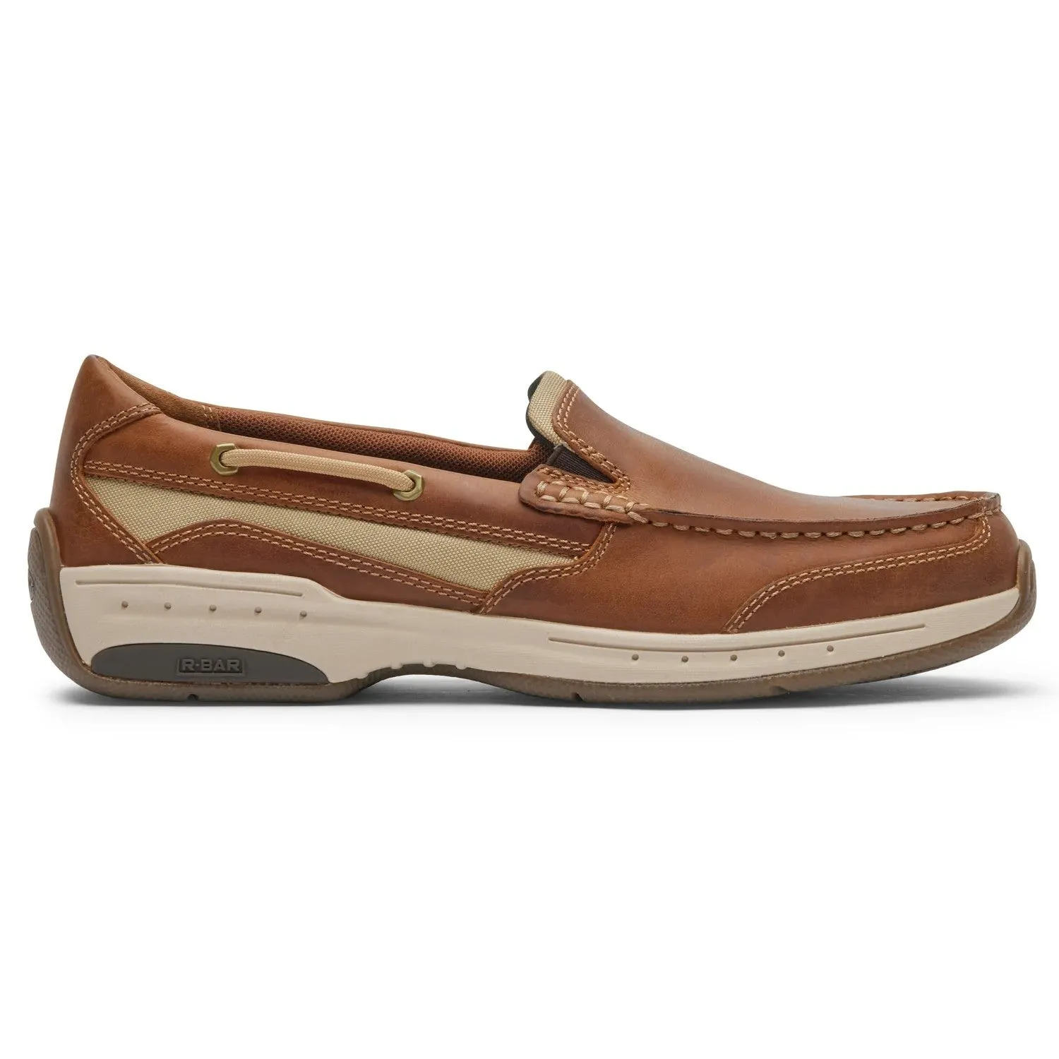 Dunham Men's Captain Venetian Boat Shoe Tan
