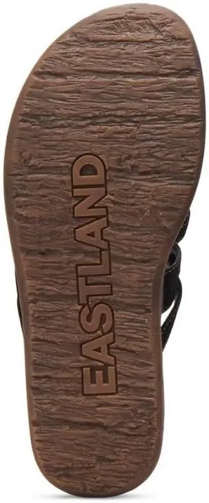 Eastland Women's Woven Slide Flat Sandal