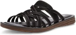 Eastland Women's Woven Slide Flat Sandal