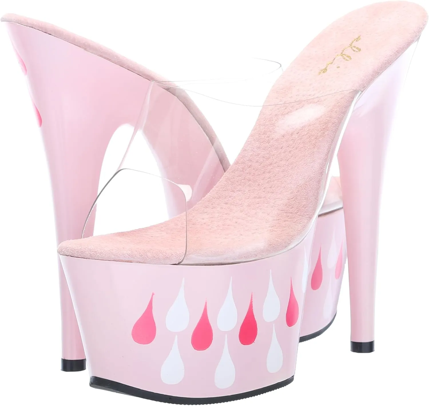 Ellie Shoes Women's 709-teardrop-blue-5 Heeled Sandal