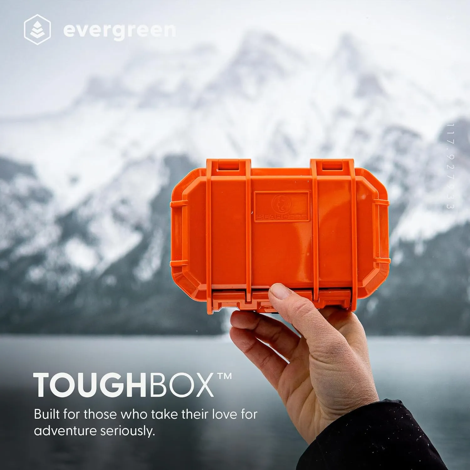 Evergreen 52 Waterproof Dry Box Protective Case - Travel Safe/Mil Spec/USA Made - for Cameras, Camping, Fishing, Hiking, Traveling, Water Sports, Knives, Survival (Clear)