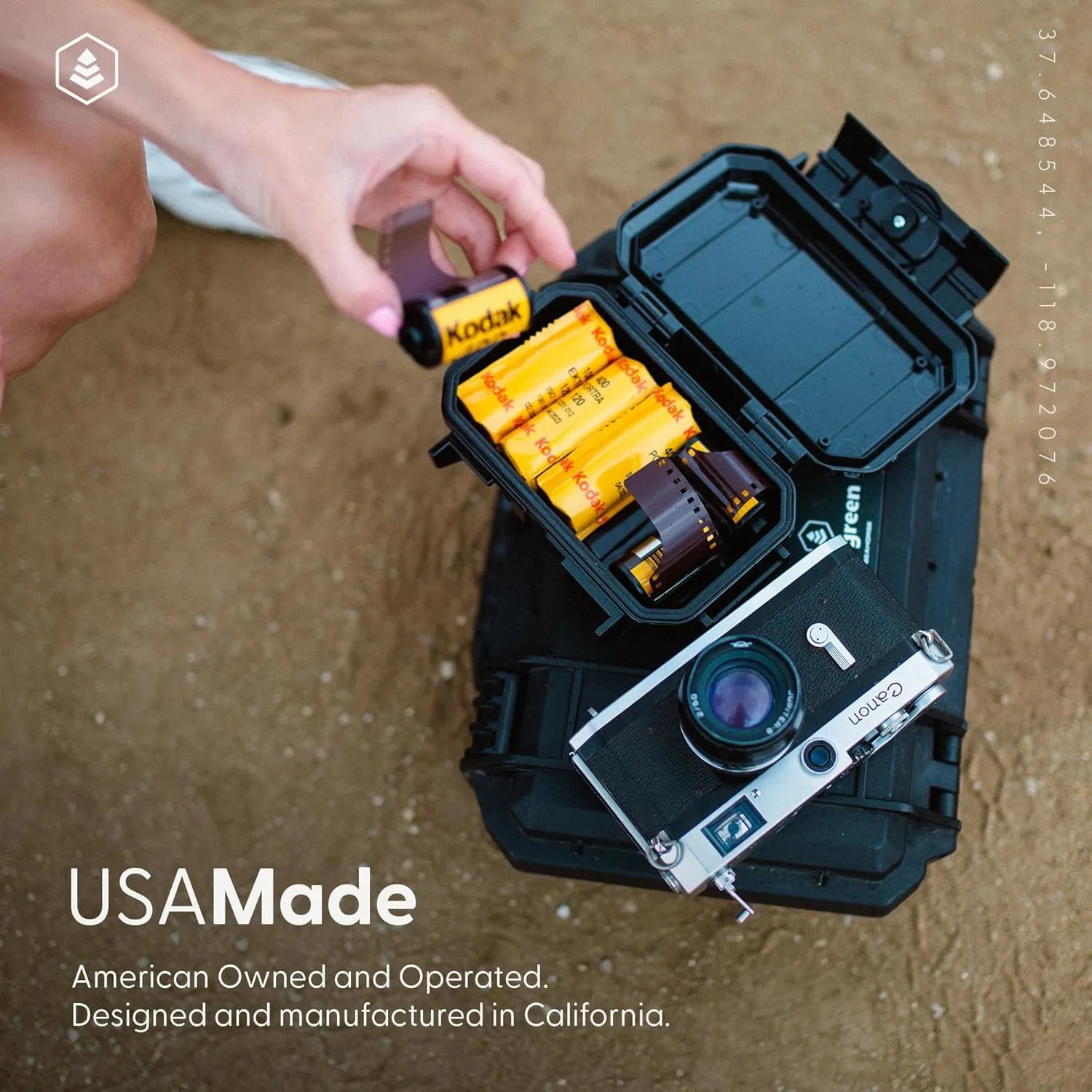 Evergreen 52 Waterproof Dry Box Protective Case - Travel Safe/Mil Spec/USA Made - for Cameras, Camping, Fishing, Hiking, Traveling, Water Sports, Knives, Survival (Clear)