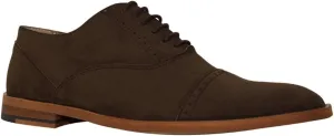 FAIR Men's Vegan Suede Oxford in Brown