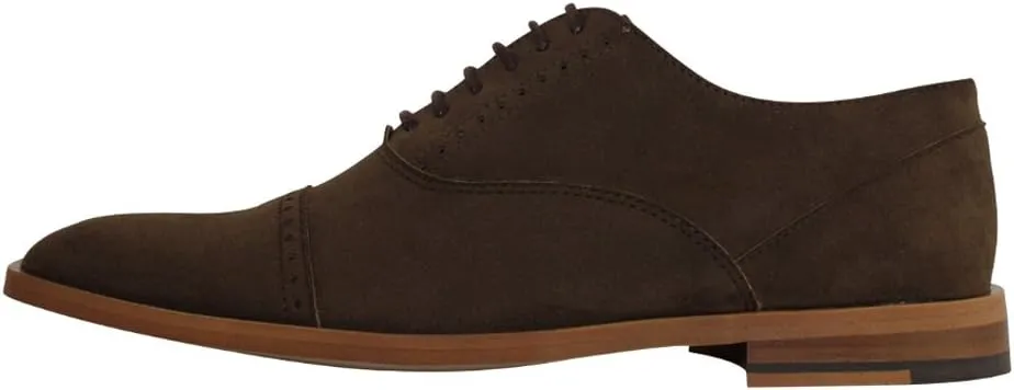 FAIR Men's Vegan Suede Oxford in Brown