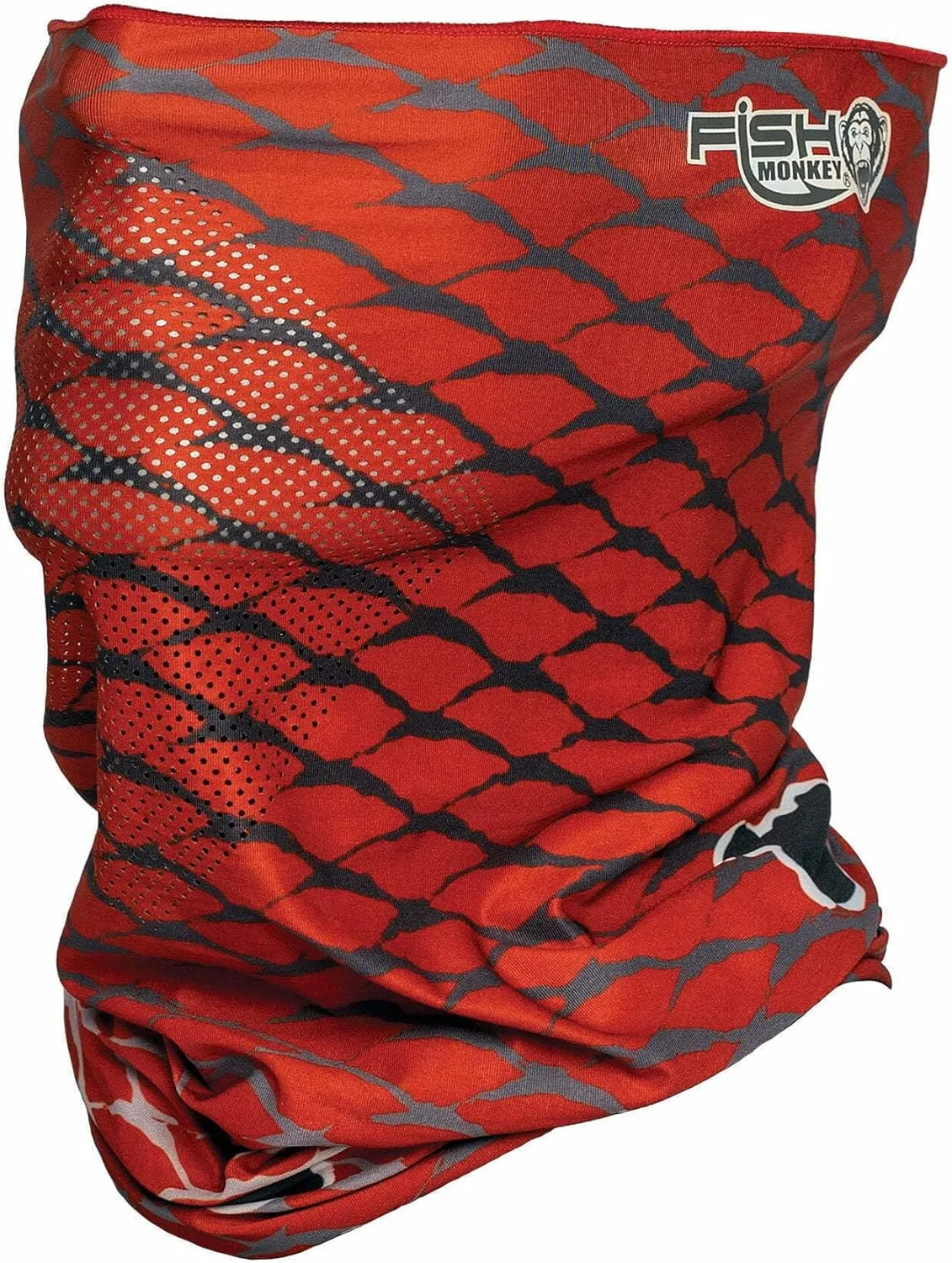 Fish Monkey UPF 50  Flared Face Guard and Four Way Stretch with Glasses Fog Resistant Technology for Men and Women
