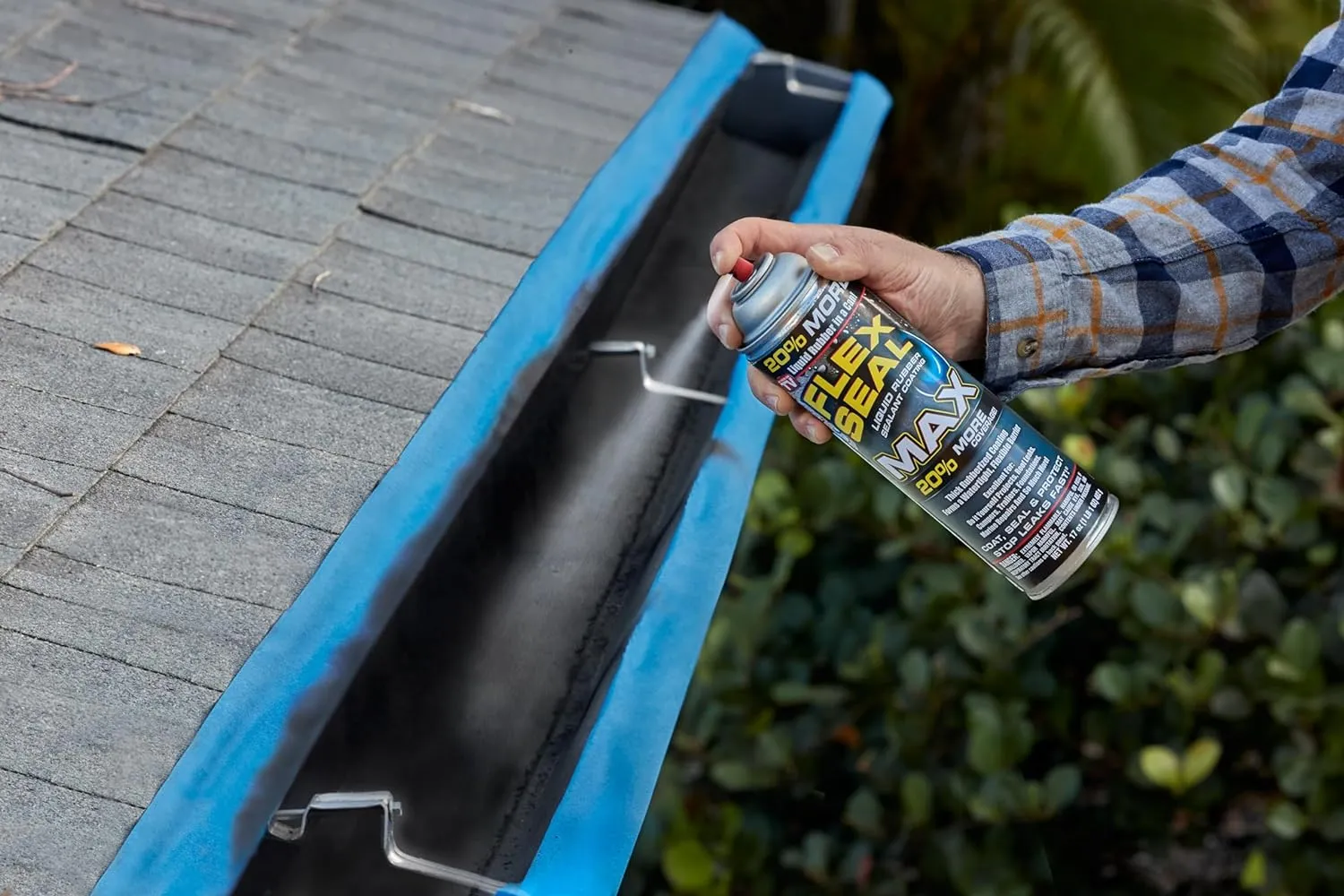 Flex Seal – Stop Leaks Fast! Rubberized Waterproof Coating Spray, Ideal for Roofs, Holes, Cracks, DIY Projects, Automotive Fixes, Indoor & Outdoor Repairs, and More – Black, 14 oz. (397 g) – 2 Pack