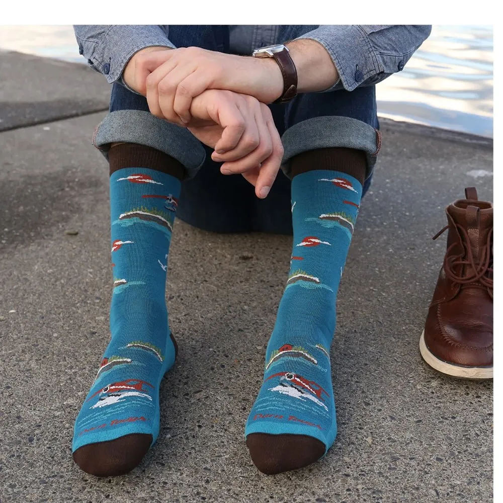 Float Boat Crew Lightweight With Cushion - Men's Socks